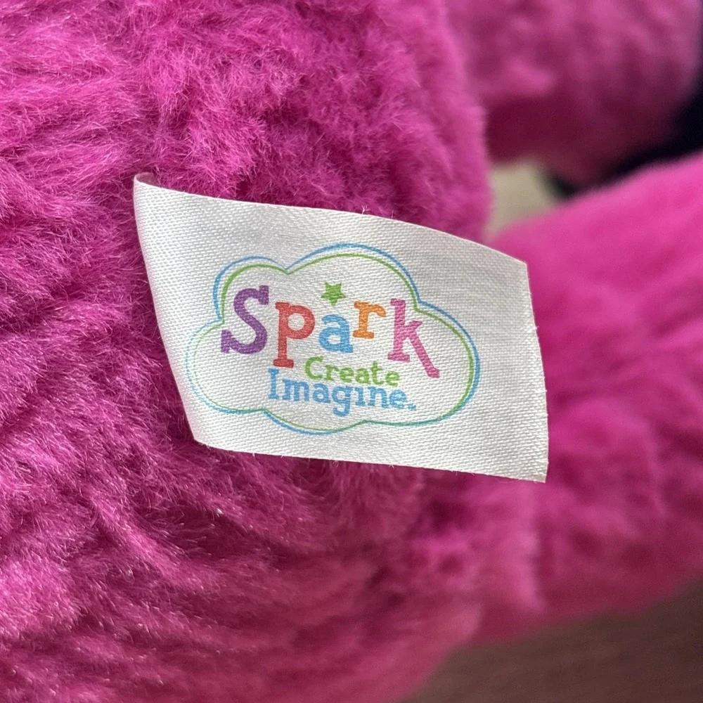 Spark Create Imagine Pink Flamingo Bird Plush Stuffed Animal Baby Rattle Crinkle